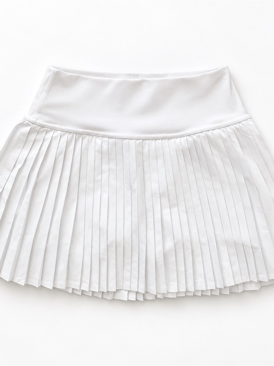 ALO Yoga Dresses & Skirts - ALO Yoga White Pleated Skater Skirt